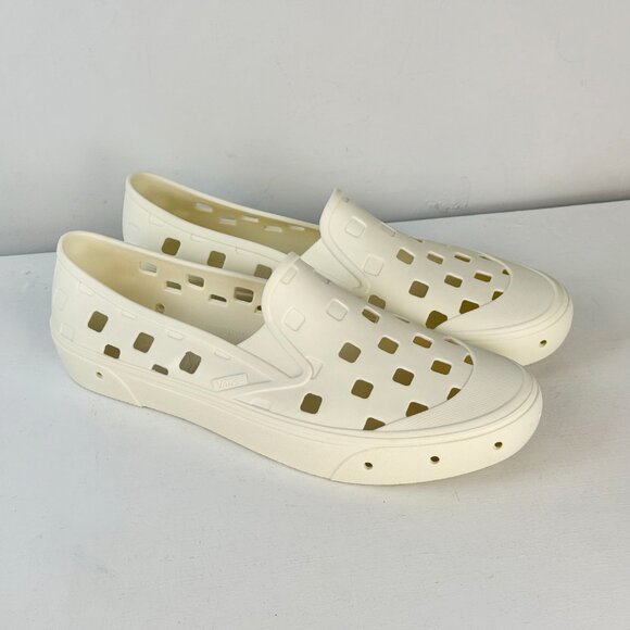 Men\'s 12 Women\'s 13.5 Vans Slip-On Mule TRK Sneakers Water Shoes - Marshmallow main image 8